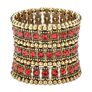 Stretch Cuff bracelet Women Jewelry - TrendsfashionIN