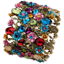 Load image into Gallery viewer, Flower Stretch Wide Bracelet Women Jewelry - TrendsfashionIN
